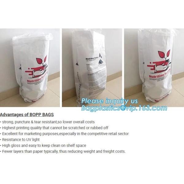 China manufacture high quality free sample recycled printed pp woven bag,beef cattle feed bag BOPP Laminated PP Woven Ba