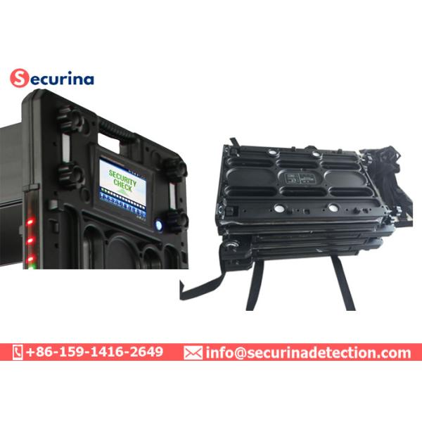 8 16 24 Zones Needle Archway Metal Detector 7 Inch LCD Screen For Large Public Events