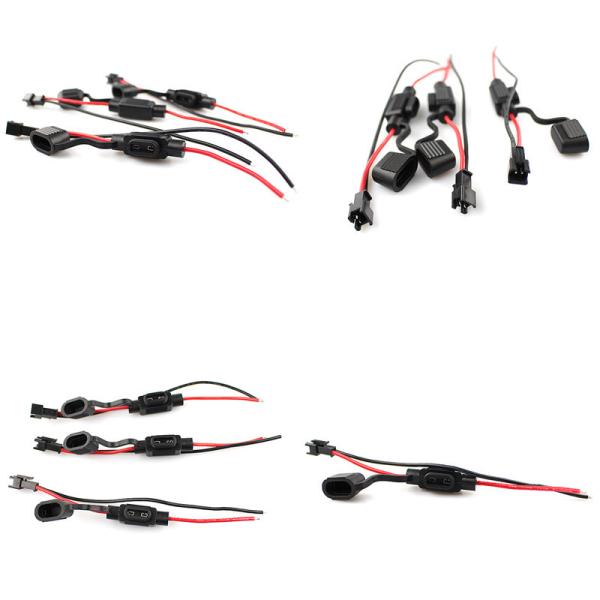 oem Blade Fuse Holder Battery Wire Harness w/Splashproof Casing
