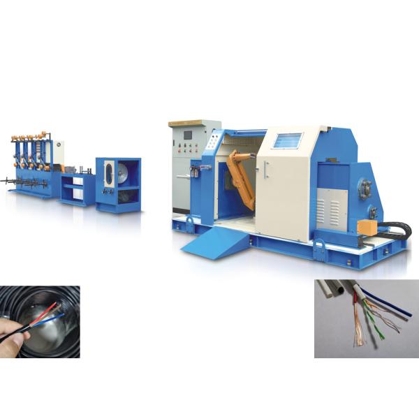 630 Cantilever High Speed Core Wire Cable Twisting Machine For Cat5