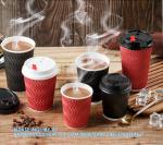 Custom Logo 3D Printing Of Espresso Paper Cup Double Wall Coffee Paper Cup