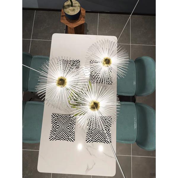 Duplex Villa Banquet Hall Hotel Lobby Dandelion Modeling Lamps Sales Department Hollow Art Non-standard Lamps