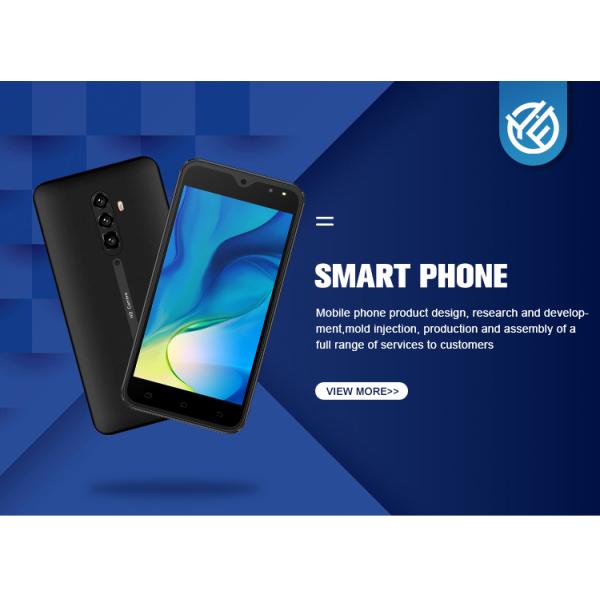 5 Inch LCD Display Fingerprint Mobile Phones Dual SIM Unlocked Android Phones