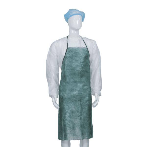 Disposable Kitchen Use PE Plastic Apron Waterproof Oil Proof Without Sleeves