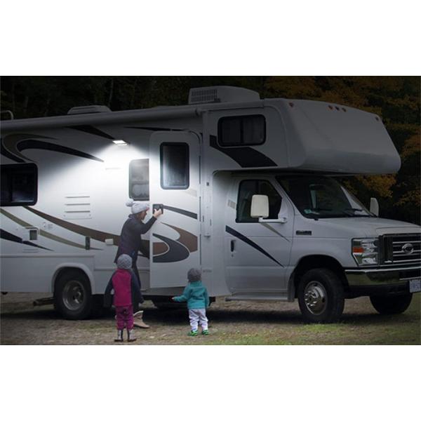 ABS PC Portable Solar Lights Outdoor IP65 Waterproof IK10 Class With PIR Sensor