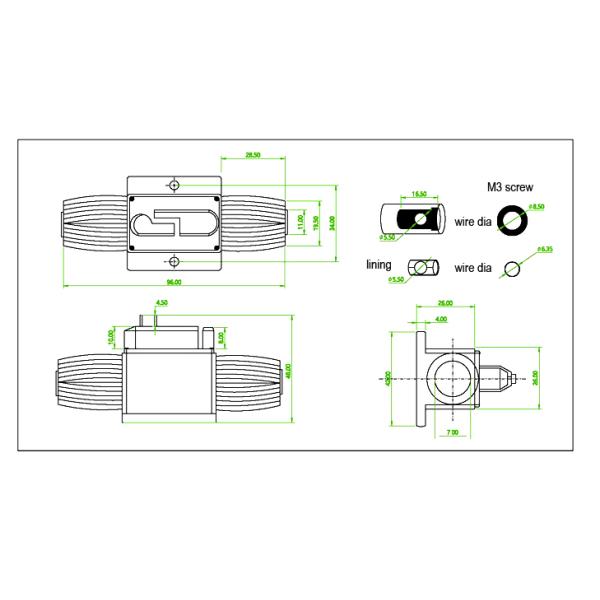 Car Audio Stereo 40A Automotive Circuit Breakers Panel Mount 12V 24V Inline Fuse Holder