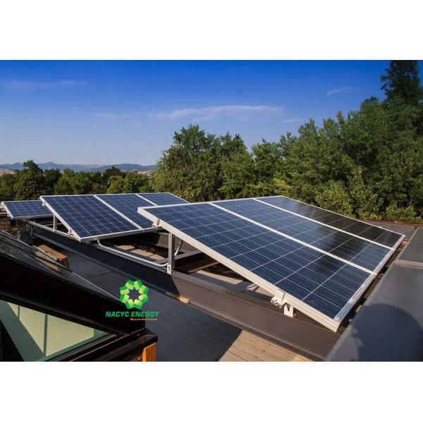 Aluminum Solar Roof Mounting Structure With Few Componets To Go 10 Years Warranty