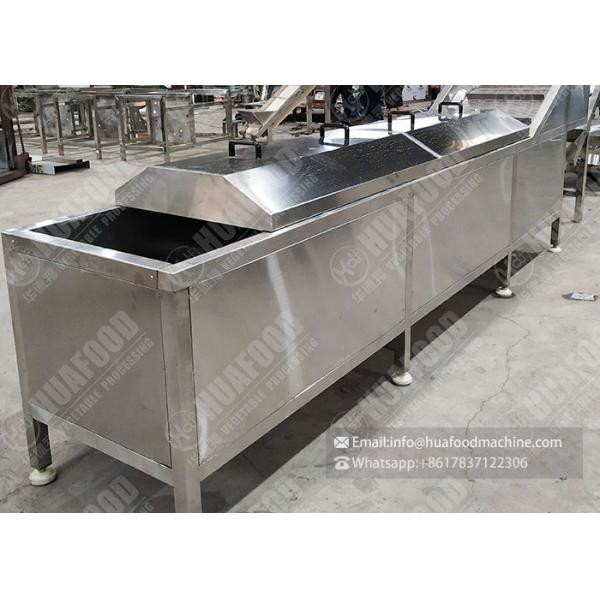 Automatic Steam Heating Vegetable Blanching Machine For Potato Chips