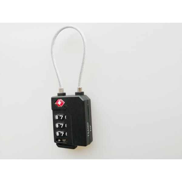 35.2g TSA Combination Padlock / TSA 21100 3 Digit Number Lock PC Material