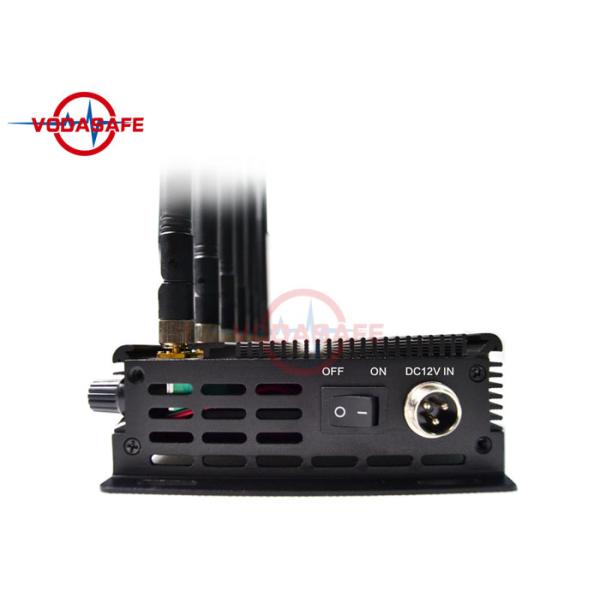 Custom Frequency Network Signal Jammer 24 / 7 Hours Working Bluetooth 2.4G 2400 - 2500MHz