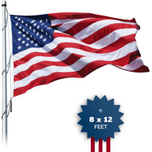 100% Polyester Giant Flag Screen Printed Outdoor Indoor Custom
