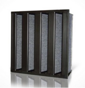 High Efficiency Activated Carbon Air Filter V Bank Air Filter Hepa Filtration Grade: