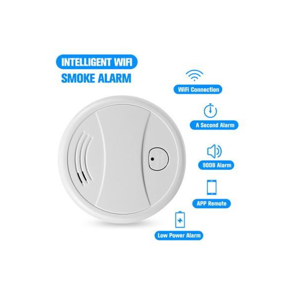 Tuya Photoelectric Sensor Smoke Detector 9V Battery Operated