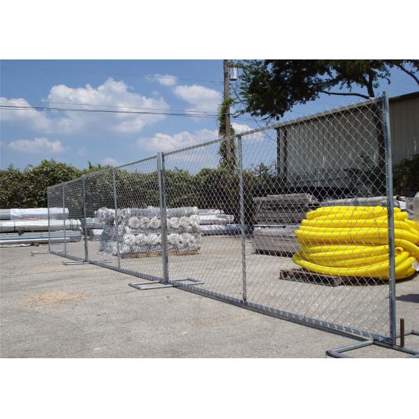 Hot Dipped Galvanized Construction Fencing Panels 1830mm x 3650mm/6'x12' Outer tube 41.2mm HDG 100gram/sqm