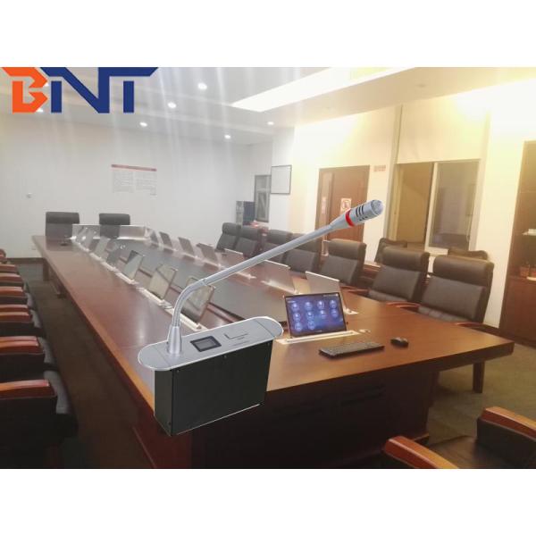 China Embedded Conference Table Gooseneck Microphone With LCD Display wholesale