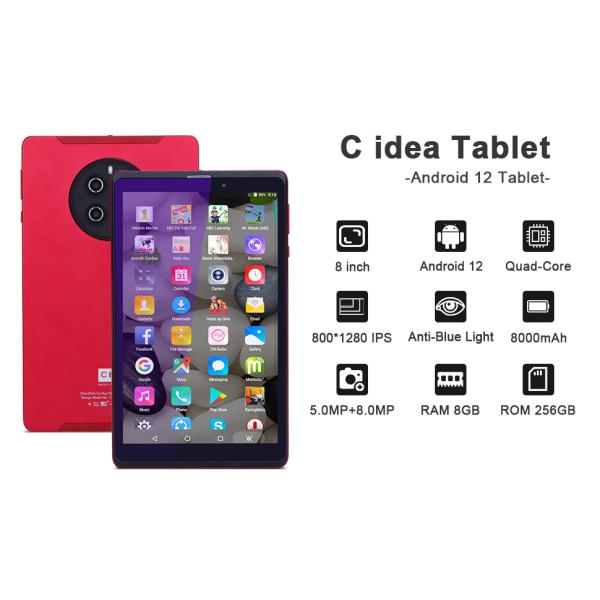 C Idea 8 Inch Long Lasting Battery Stable WIFI SIM Support Android Tablet PC CM815