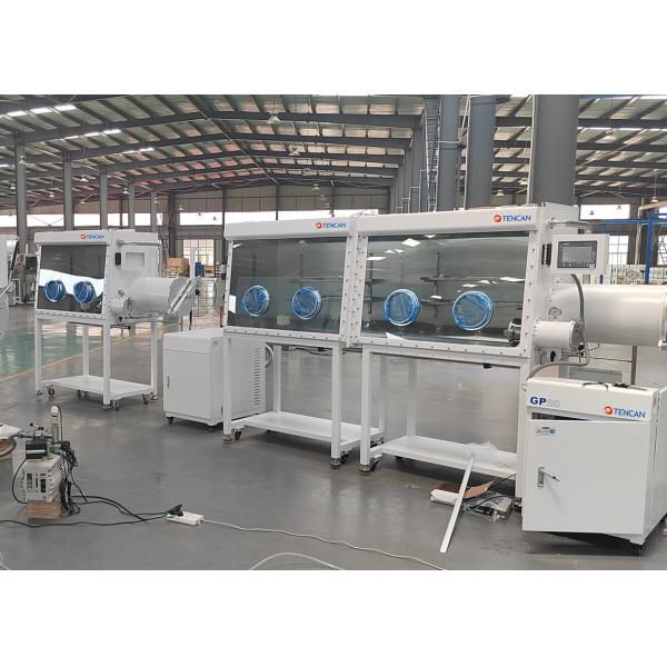 Laboratory Use GBP750S-4(1800) Inert Gas Glovebox Regeneration System With 4 Gloves for One Side