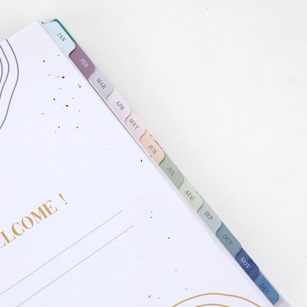 Customized Logo A5 Budget Undated Agenda Planner For Strategic Planning