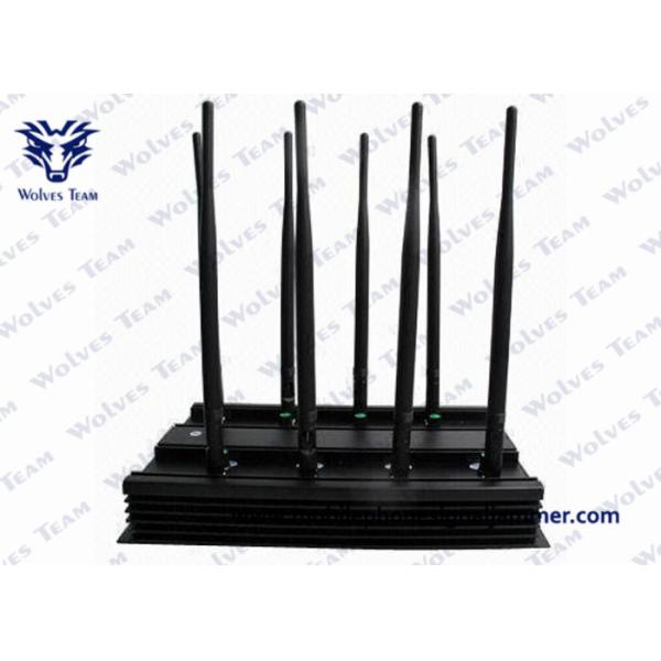 8 Bands Adjustable All Frequency 3G 4G LTE Phone Blocker WiFi Jammer GPS VHF UHF Jammer (USA Version)