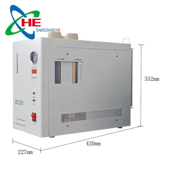 Water Technology Pem Green Hydrogen Electrolyser For GC Stable Pure Hydrogen Compact 420x227x352MM