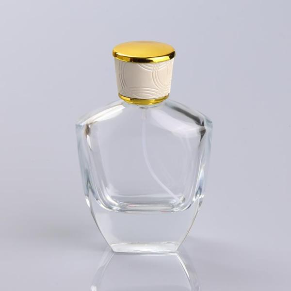 30ml Clear Glass Perfume Bottles Golden And Silver Caps Customize Sprayer