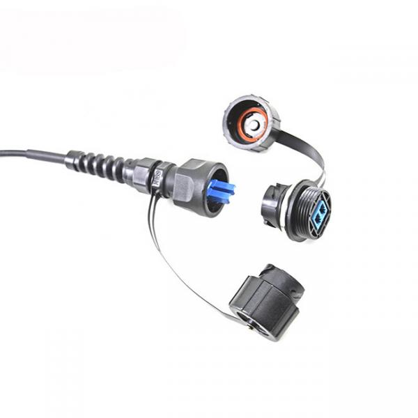 FTTA ODVA IP67 Connector Waterproof MPO LC SC Fiber Optic Patch Cord