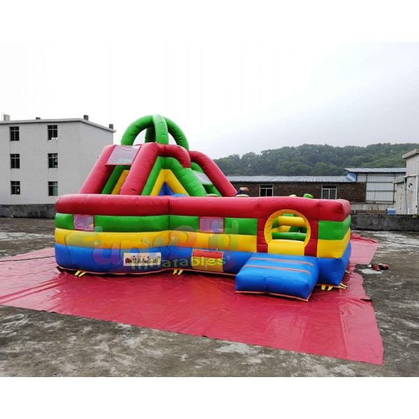 China 6x4x3.5 Meter Inflatable Bouncer Slide Obstacle Course Jumping Castle wholesale