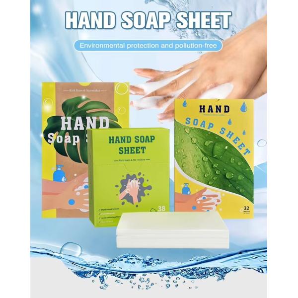 Ocean Breeze Hand Soap Sheets Eco Friendly Hand Soap Paper Biodegradable
