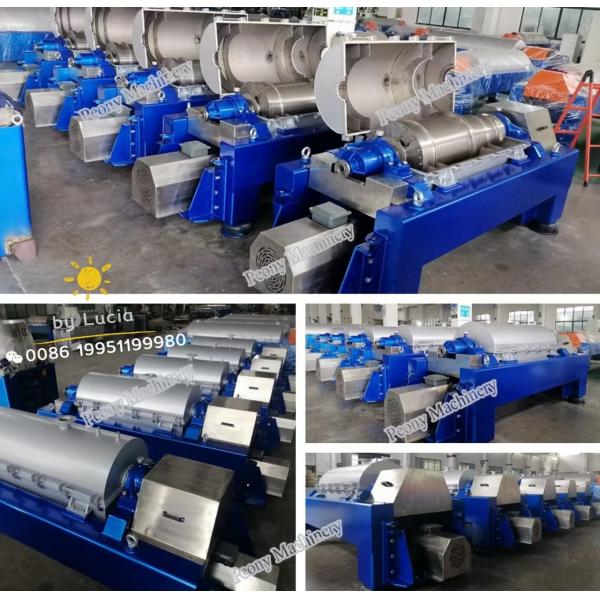 High Speed Scroll Discharge Decanter Industrial Centrifuge Salt Chemical Titanium Centrifuge