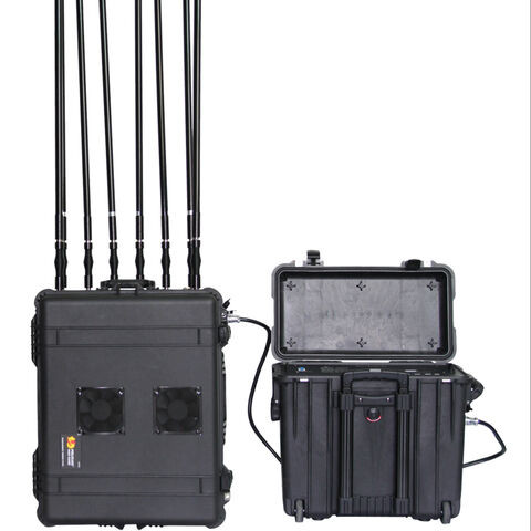 Police jammer/Government/Convoy Jamming 500-1000M Portable RCIED Mobile Phone Jammer Max800W