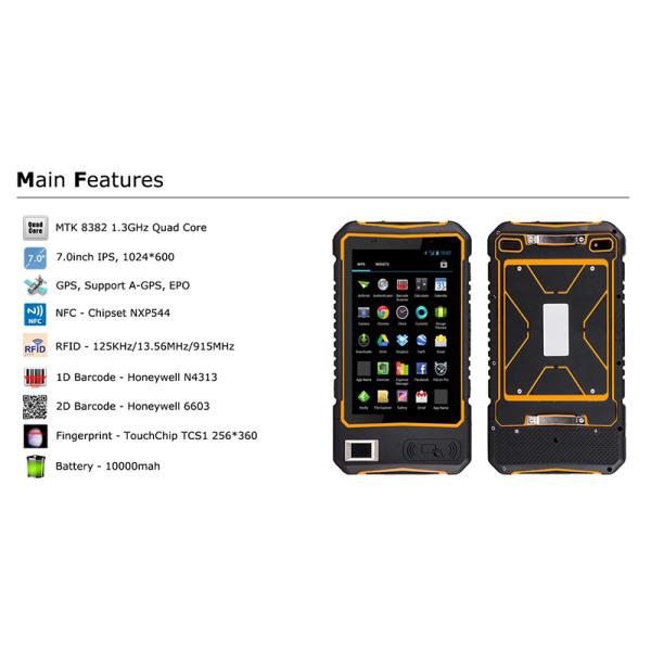 Newest BATL BT77 built-in GPS 5m uhf rfid robust nfc tablet china