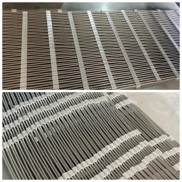 Diamond Hole Stainless Steel Cable Netting SS 316 For Aviary Mesh Bird Net Zoo Mesh