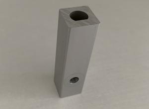 China Square Column With Oval Hole CNC Machining Components Source Material wholesale