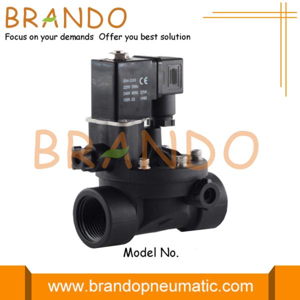 1/2 Inch ABS Plastic Solenoid Valve For Water Air Liquid 12V 24V DC 110V 220V AC