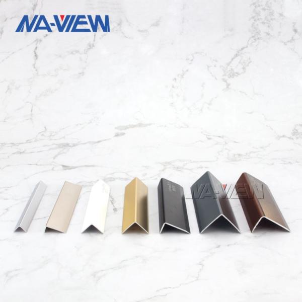 Black Ceramic Bullnose Metal Tile Edging Angle Corner Trim