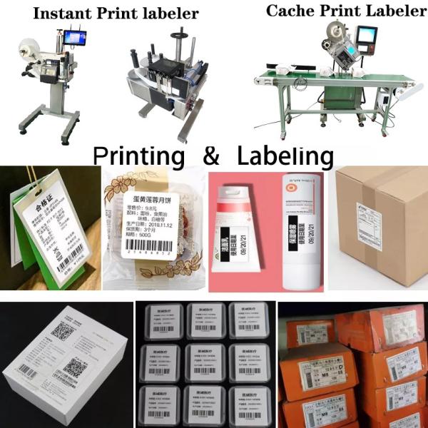 Integrated Vegetable Fruit Sandwich Chocolate Labeling Machine With ERP System