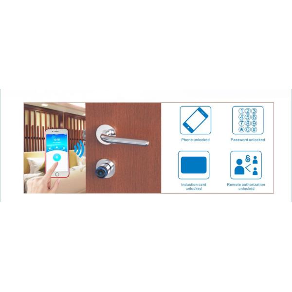 Stainless Steel Door Lock Bluetooth Cylinder Instead Of Mechanical Lock Cylinder