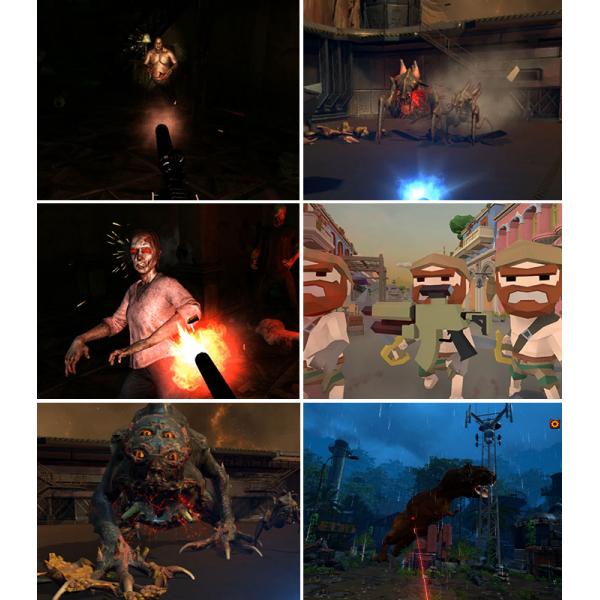 4 Players 9D Virtual Reality Shooting Game Machine With Gun HTC VIVE Glasses