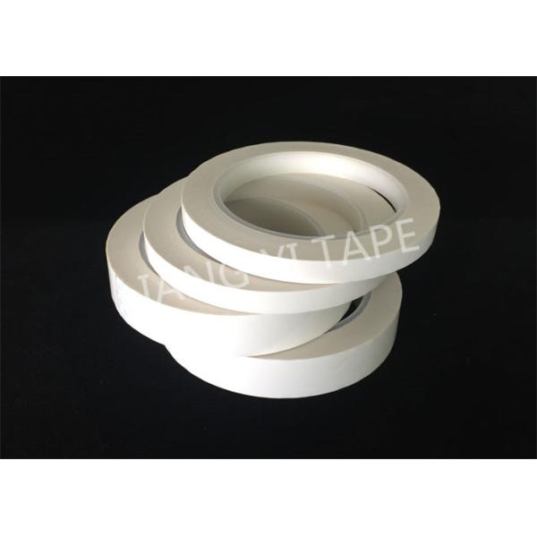 Strong Tensile Strength Polyester Mylar Tape , 0.05mm Thick White Acrylic Adhesive Tape