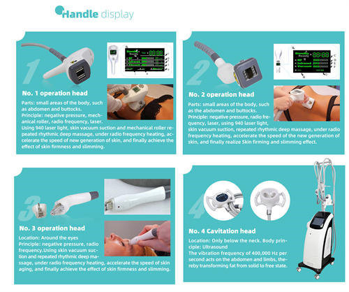 110V To 240V Cavitation RF Vacuum Slimming Machine