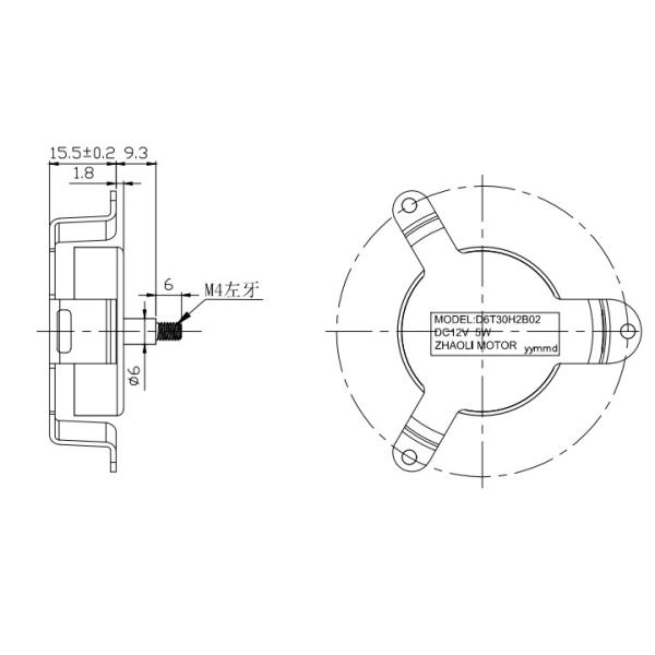 Foc Control Fan Bldc Motor Pwm Speed Adjustment With Power Supply Pcba
