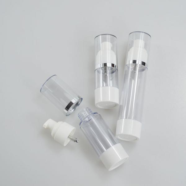 AS Collar Luxury 15ml 30ml 50ml Refillable Cosmetic Twist Vacuum Airless Serum Oil Lotion Spray Pump Bottle