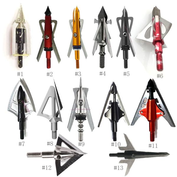 8.7mm OD Crossbolt Archery Field Points Tips Steel 1216L