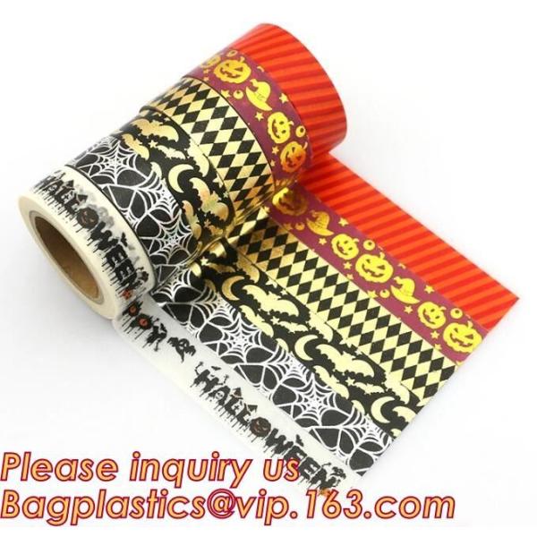 Gold Foil Washi Tape Romantic Cherry Blossom Sakura Diy Scrapbooking Masking Tapes,Craft Gift Decorative Washi Tape Mask