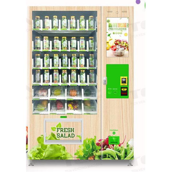 China Unmanned Service Automatic Fresh Salad Vending Machine With Lift System wholesale