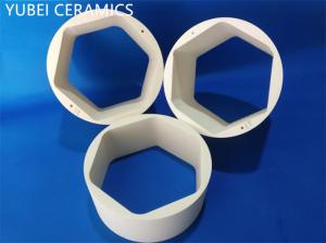 China Inner Hexagon High Alumina Ceramic Tube For Mechanical Parts wholesale