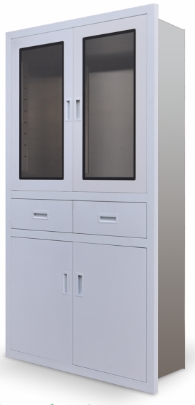 YANING Pharmacy Medicine Cabinet Hospital Furniture Medical Instrument Tool Chest Stainless Steel OT Cabinet for Operation Room