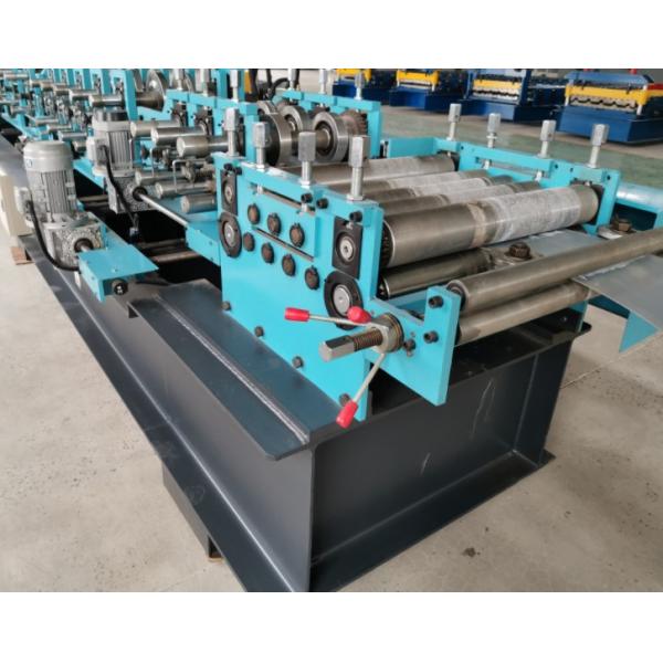 10m/Min CZ Purlin Roll Forming Machine PLC Control 14 Raws