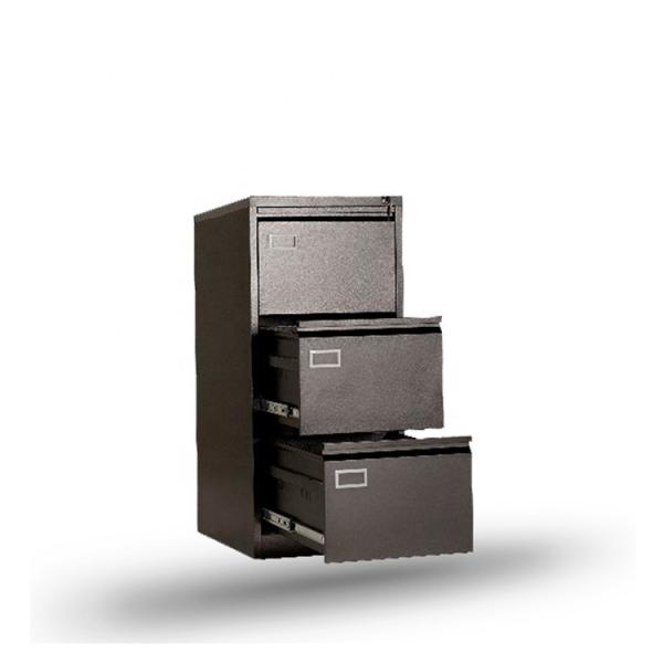 Black White Waterproof Sturdy 3 Layers Lateral File Cabinet