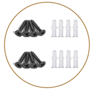 Shelf Bracket 10 Inch Heavy Duty Frosted Black Wall Shelf Brackets for Floating